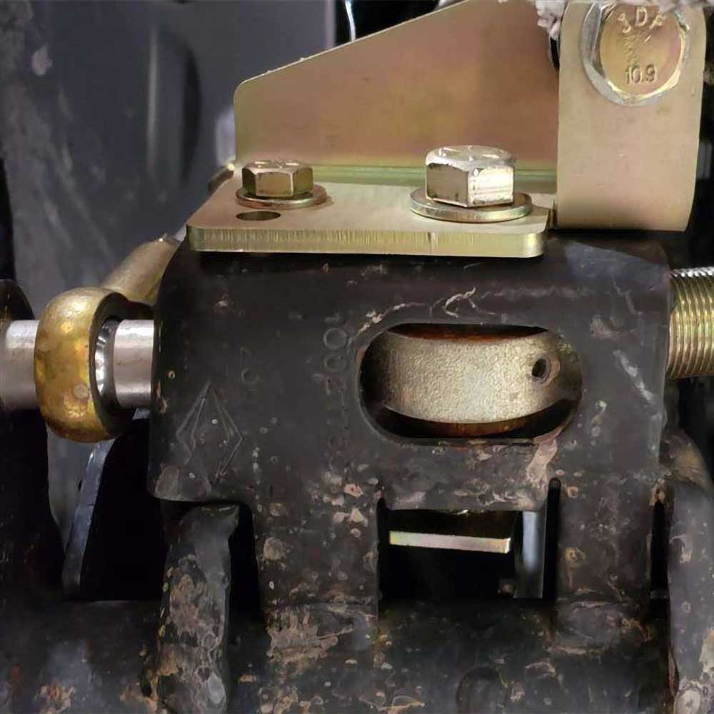 Clayton Off Road Steering Stabilizer Relocation Bracket - Jeep JK, JL & JT - 3