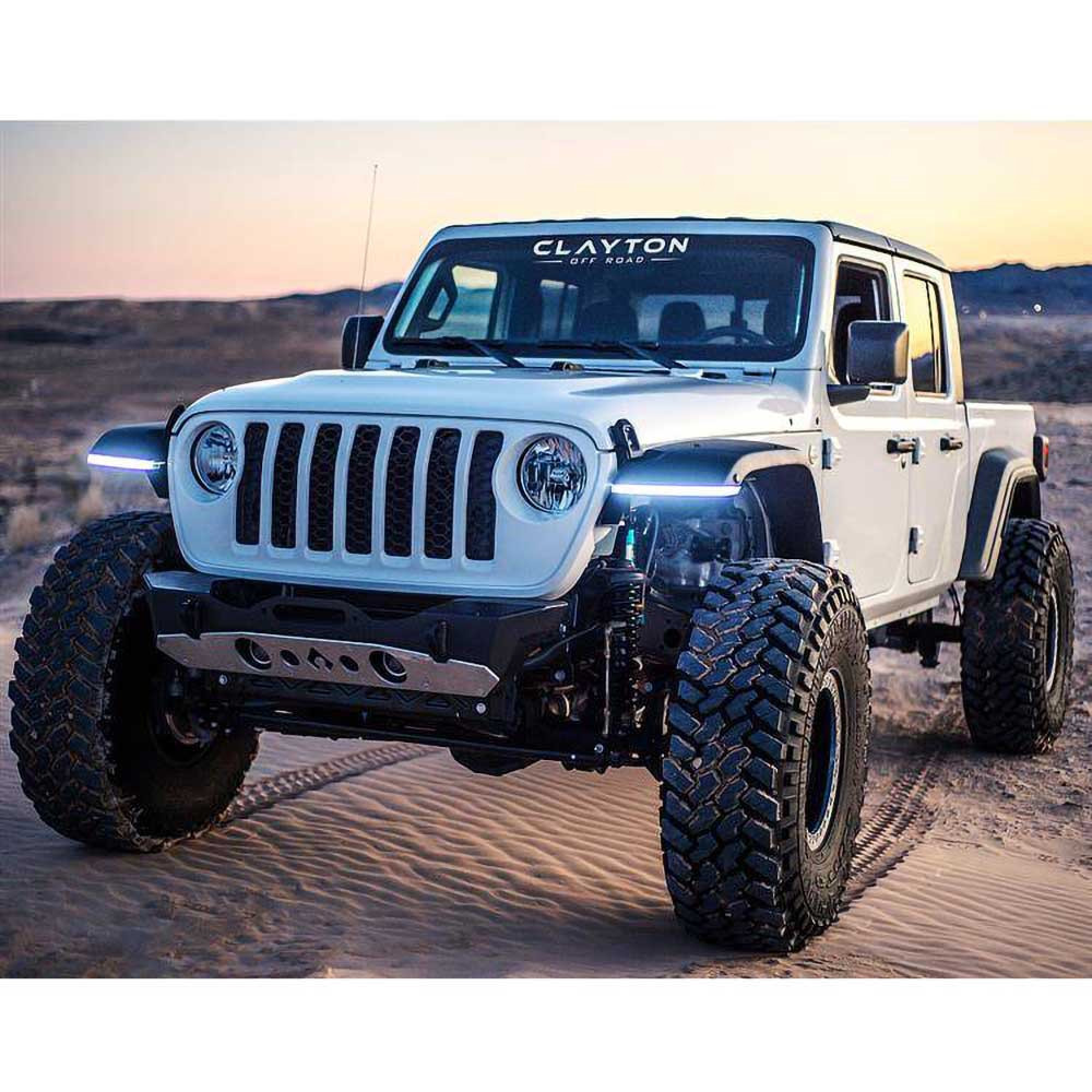 Clayton Off Road 2.5" Lift Rear Progressive Triple Rate Coil Springs - Jeep Gladiator JT - 4