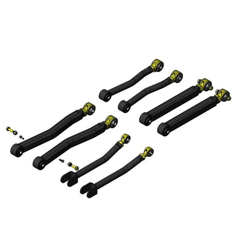 Clayton Off Road Premium Adjustable Short Control Arm Kit 0-5" Lift - Jeep JL & JLU - 2