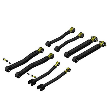 Clayton Off Road Premium Adjustable Short Control Arm Kit 0-5" Lift - Jeep JL & JLU