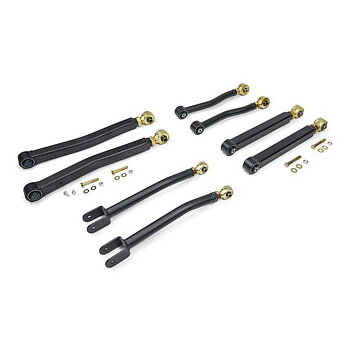 Clayton Off Road Premium Adjustable Short Control Arm Kit 0-5" Lift - Jeep JL & JLU