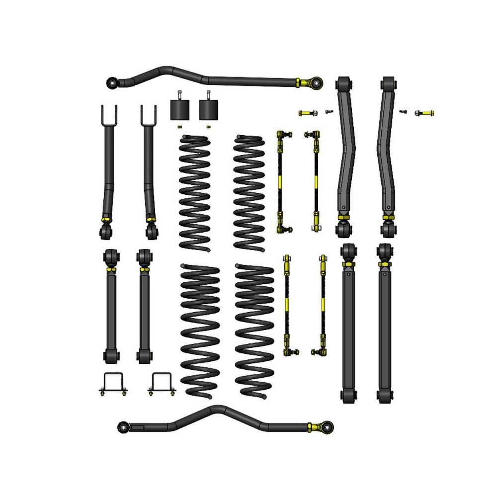 Clayton Off Road Overland+ 2.5" Lift Kit Diesel - Jeep Gladiator JT - 2
