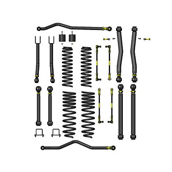 Clayton Off Road Overland+ 2.5" Lift Kit Diesel - Jeep Gladiator JT