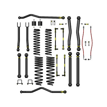 Clayton Off Road Overland+ 3.5" Lift Kit Diesel - Jeep Gladiator JT