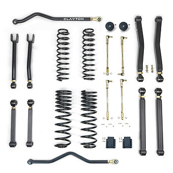 Clayton Off Road Overland+ 1.5" Lift Kit - Jeep Gladiator JT