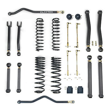 Clayton Off Road Overland+ 1.5" Lift Kit Diesel - Jeep Gladiator JT