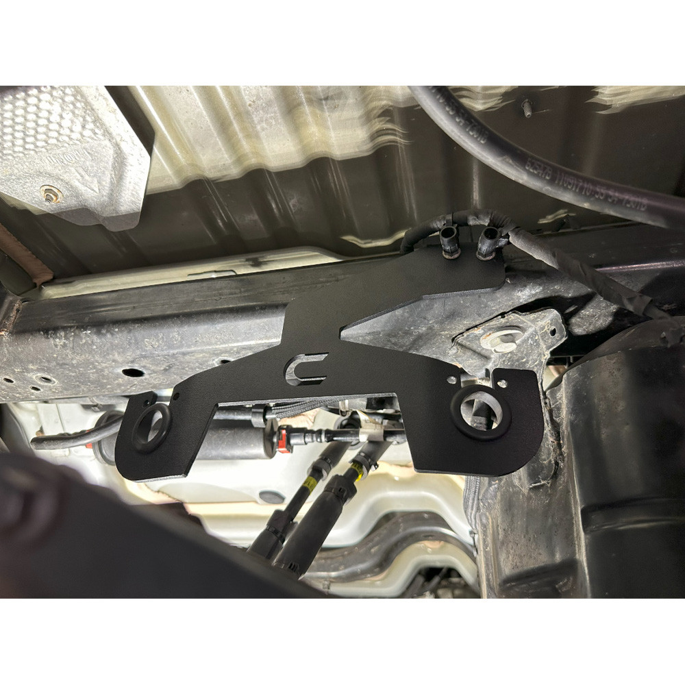 Clayton Off Road Parking Brake Cable Relocation Bracket - Jeep JL & JLU - 2