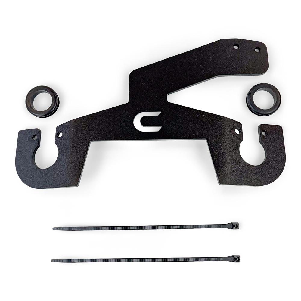 Clayton Off Road Parking Brake Cable Relocation Bracket - Jeep JL & JLU