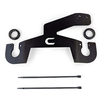 Clayton Off Road Parking Brake Cable Relocation Bracket - Jeep JL & JLU
