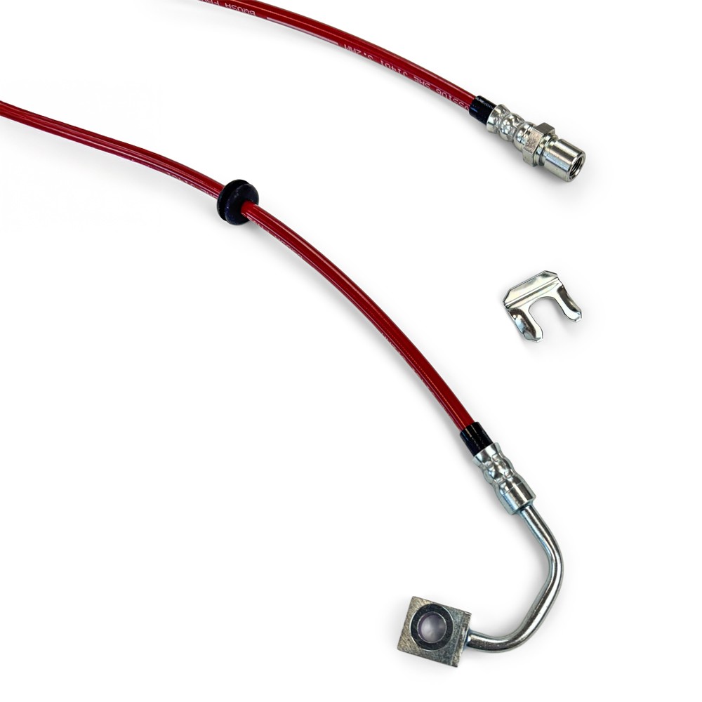 Clayton Off Road HD Front Brake Lines 36" 0-5" Lift Dual-Piston Caliper - Jeep JL, JLU & JT - 8