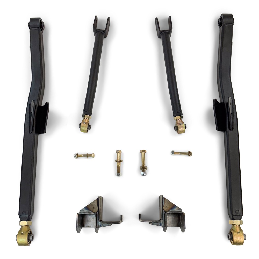 Clayton Off Road Premium Front Long Arm Upgrade Kit 0-6" Lift - Jeep JLU & JT