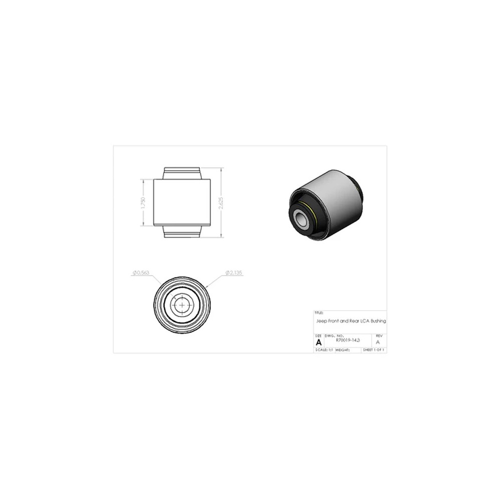 Clayton Off Road Lower Control Arm Bushing - 3