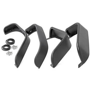 Rough Country Tubular Flat Fenders JK & JKU 4 Pack