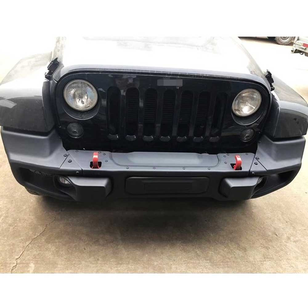 OFD Full Width Steel Front Bumper with Winch Plate - Jeep JK & JKU - 5