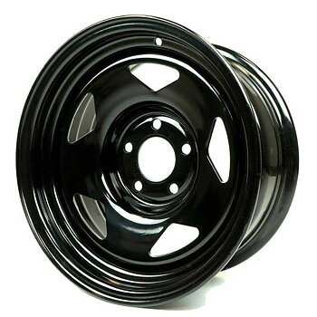 OFD Sirius Steel Wheel 15x7 ET-12 5x114.3 Gloss Black - Jeep YJ, TJ, XJ & ZJ