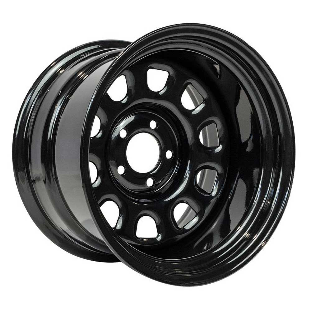 OFD Sputnik Steel Wheel 16x10 ET-44 5x114.3 Gloss Black - Jeep YJ, TJ, XJ & ZJ