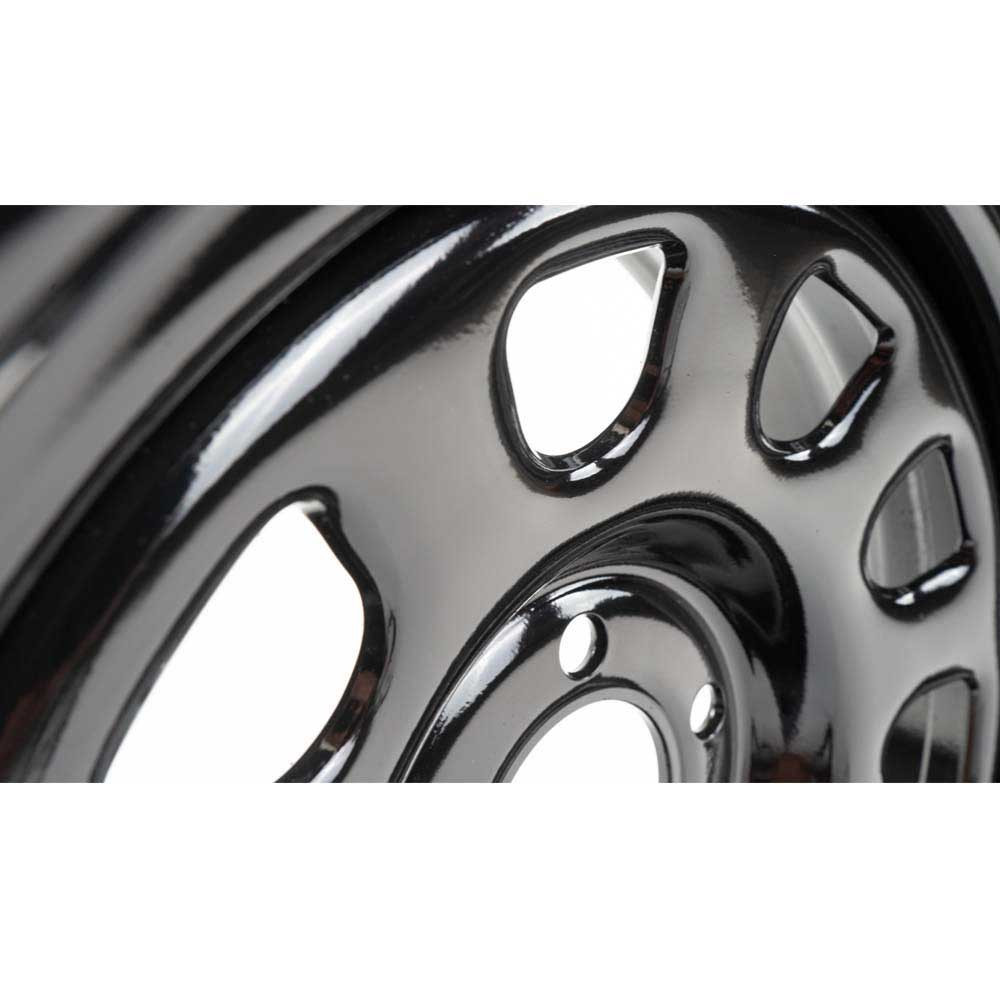 OFD Sputnik Steel Wheel 16x7 ET-12 5x114.3 Gloss Black - Jeep YJ, TJ, XJ & ZJ - 4