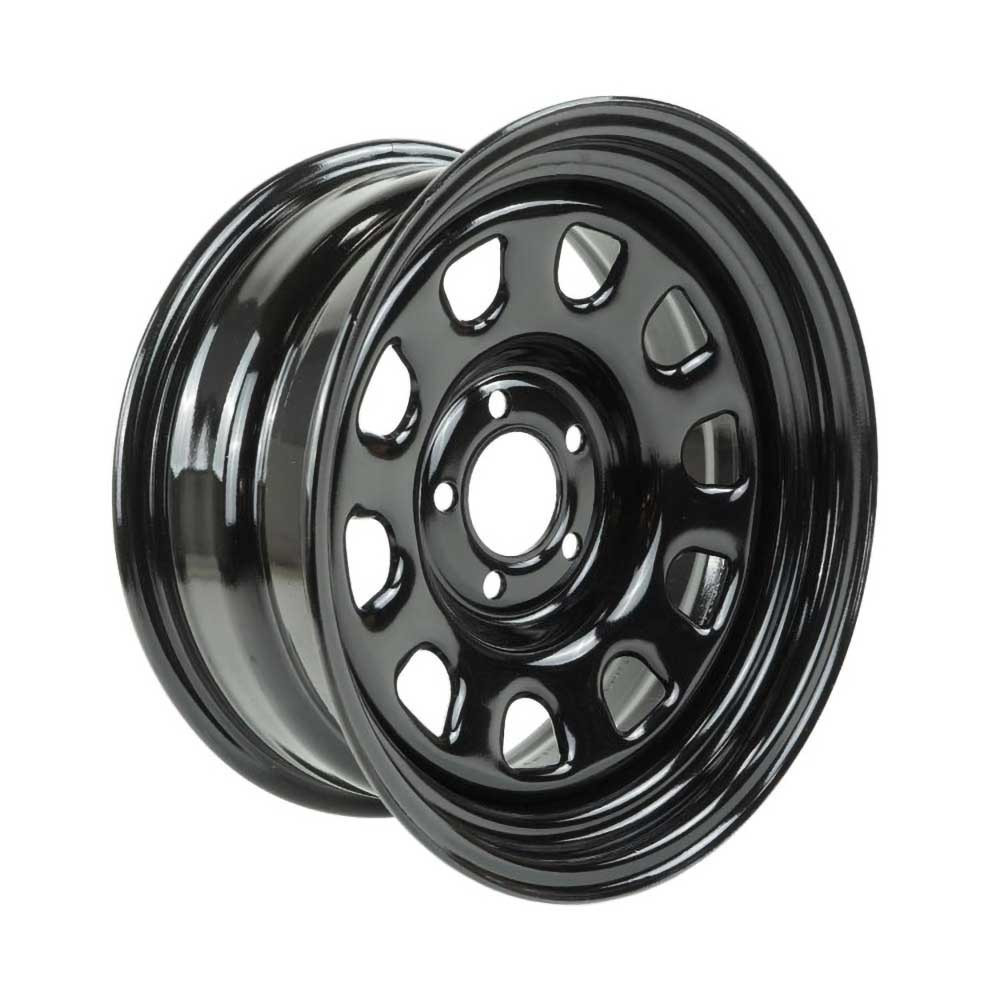 OFD Sputnik Steel Wheel 16x7 ET-12 5x114.3 Gloss Black - Jeep YJ, TJ, XJ & ZJ