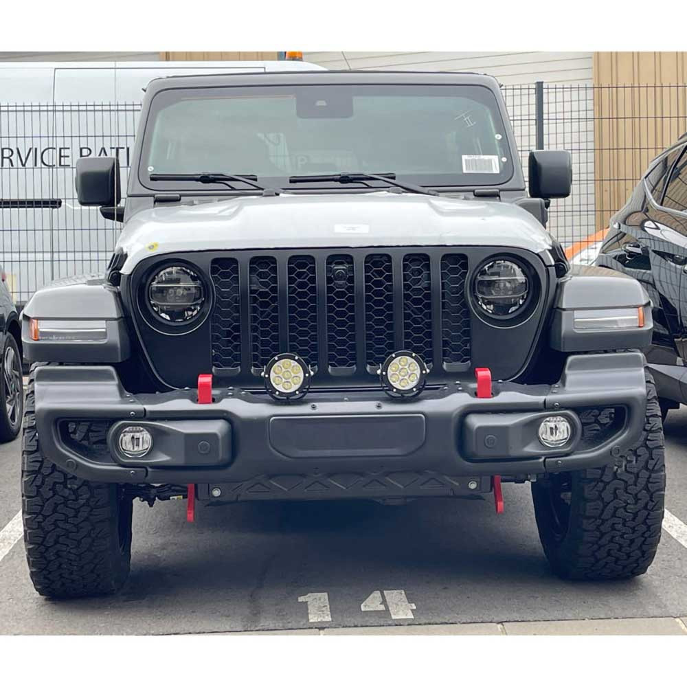 OFD Full Coverage Steel Front Bumper with Winch Plate - Jeep JL, JLU & JT - 4