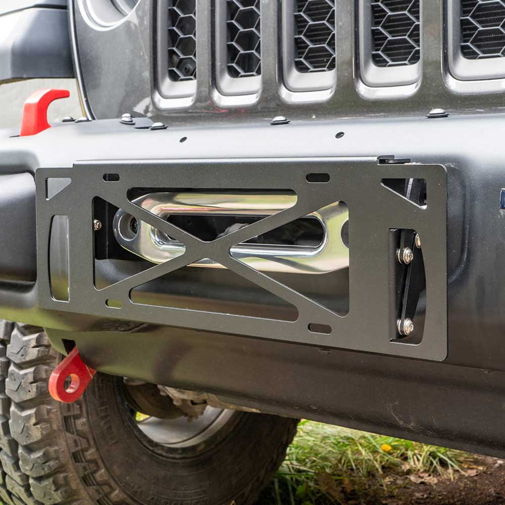 OFD Steel License Plate Relocation Bracket - 3