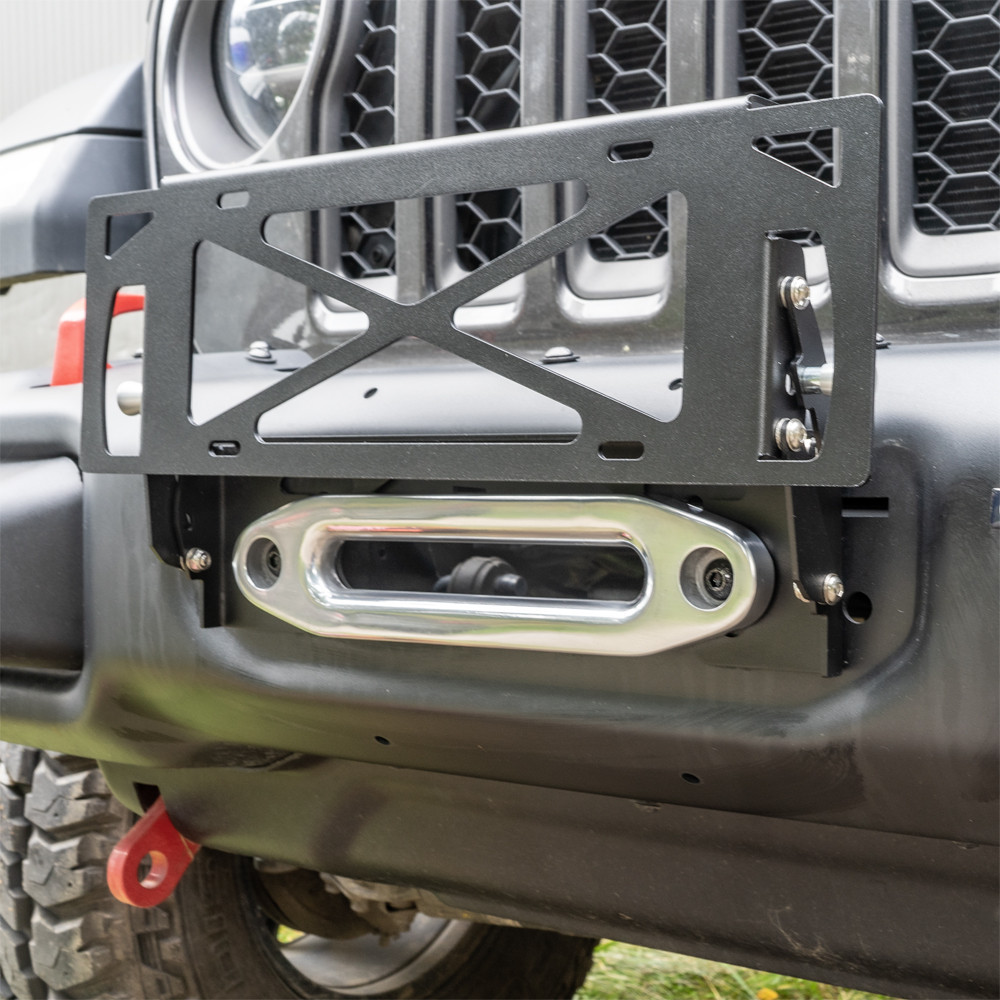 OFD Steel License Plate Relocation Bracket - 2