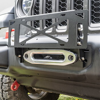 OFD Steel License Plate Relocation Bracket
