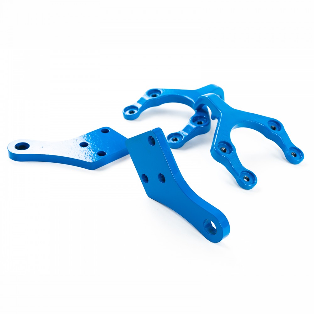 OFD Bumper Hook Kit Blue - Jeep JL, JLU & JT - 3