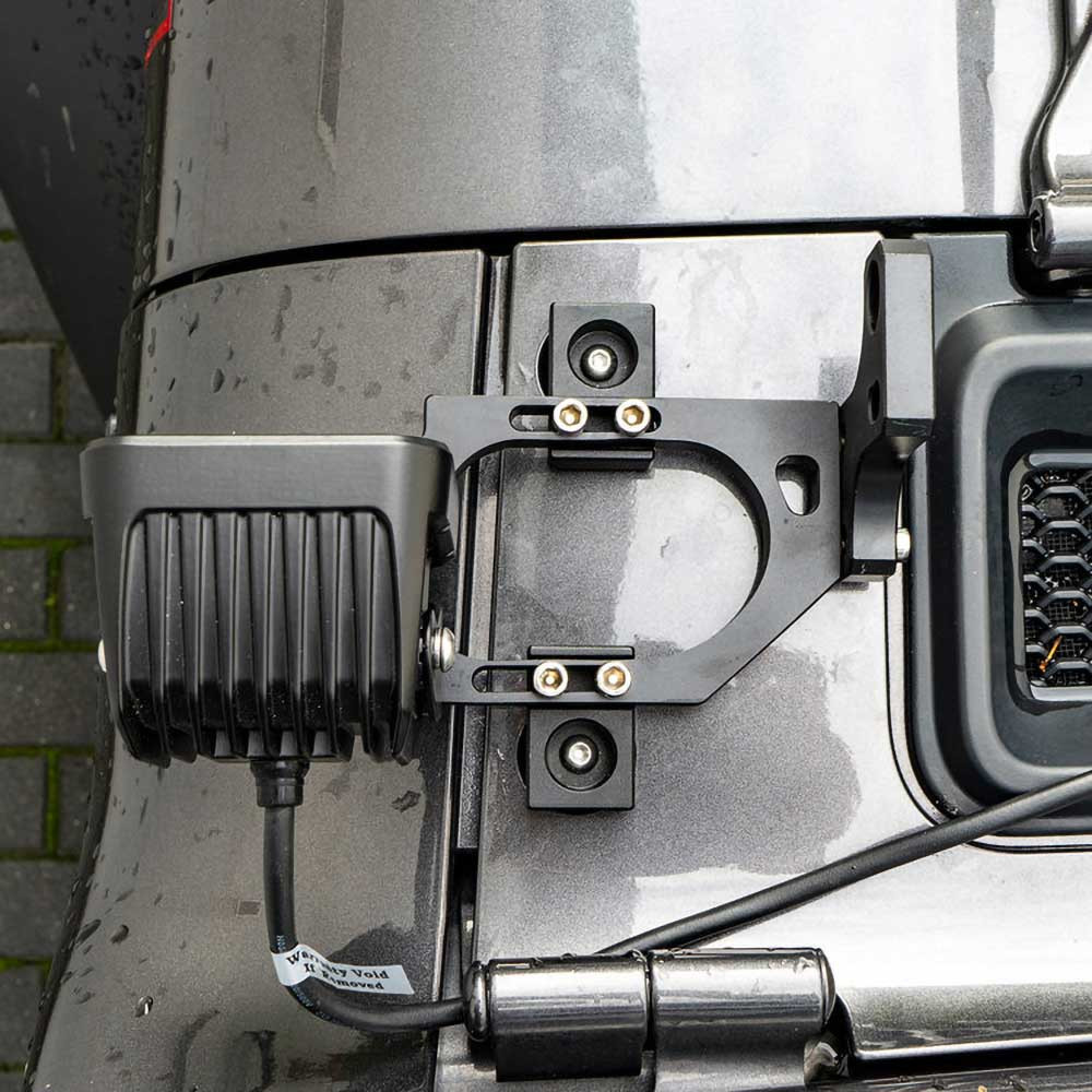 OFD Hood Light Bar Brackets - Jeep JL, JLU & JT - 5