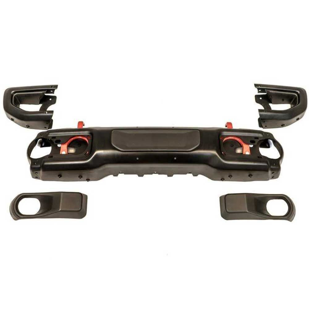 OFD Steel Front Bumper with Winch Plate without Parking Sensors - Jeep JL, JLU & JT - 2