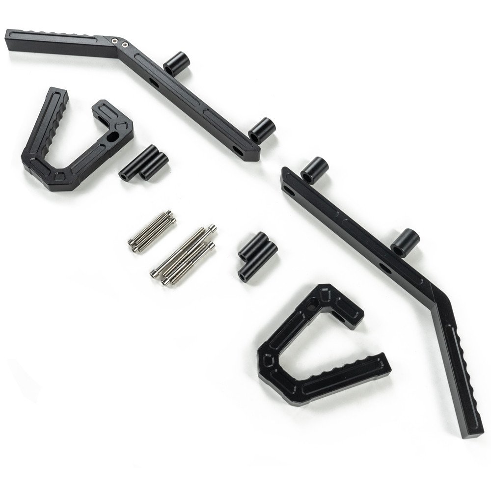 OFD Aluminium Front & Rear Grab Handles - Jeep JKU 4 Doors