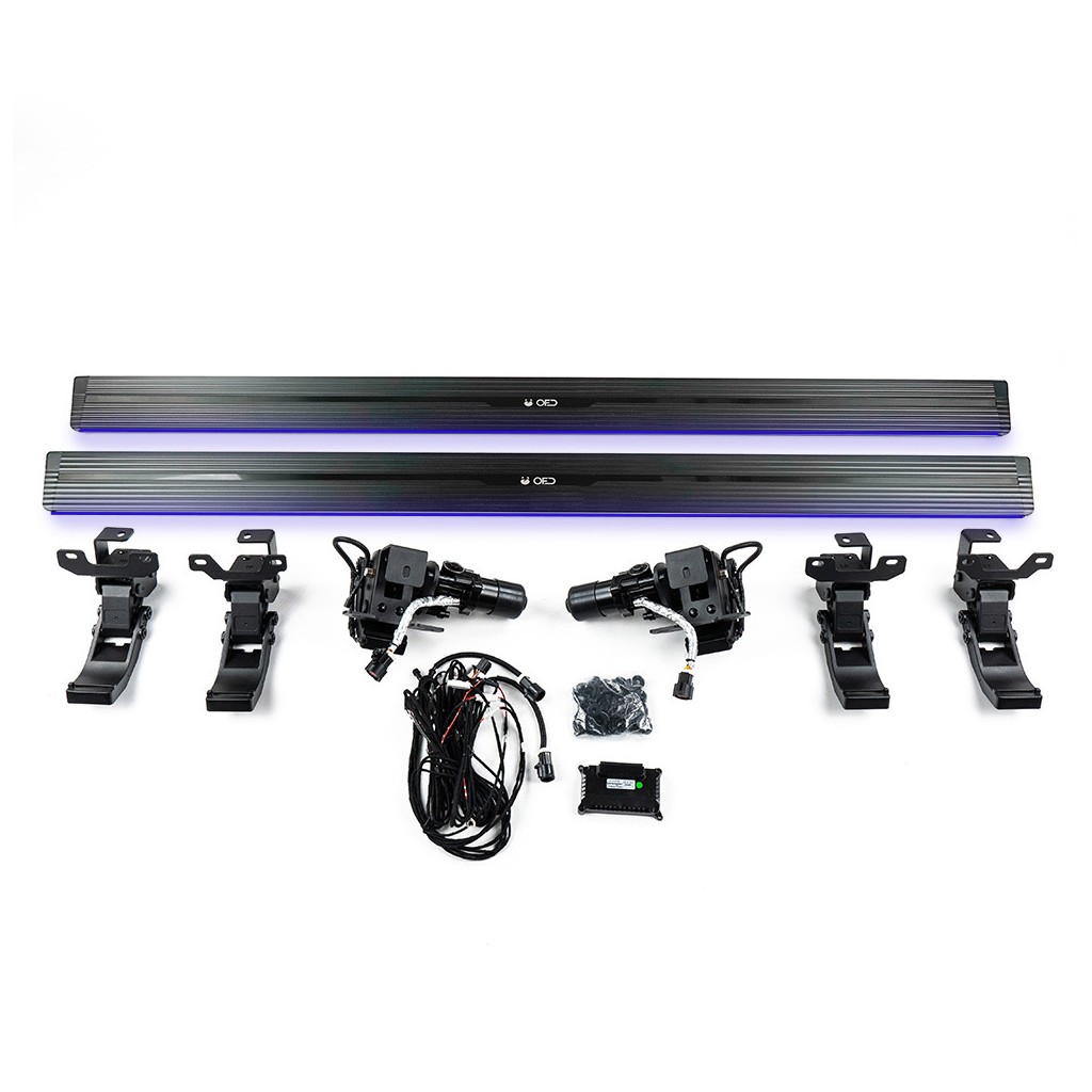 OFD GEN2 Electric Side Steps with LED - Jeep JLU 4 Doors