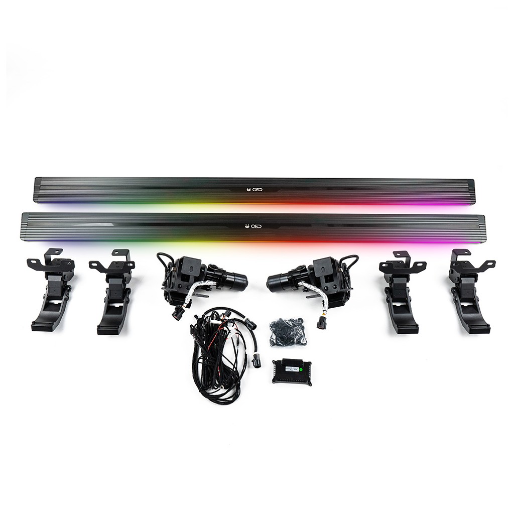 OFD GEN2 Electric Side Steps with LED - Jeep JLU 4 Doors - 3