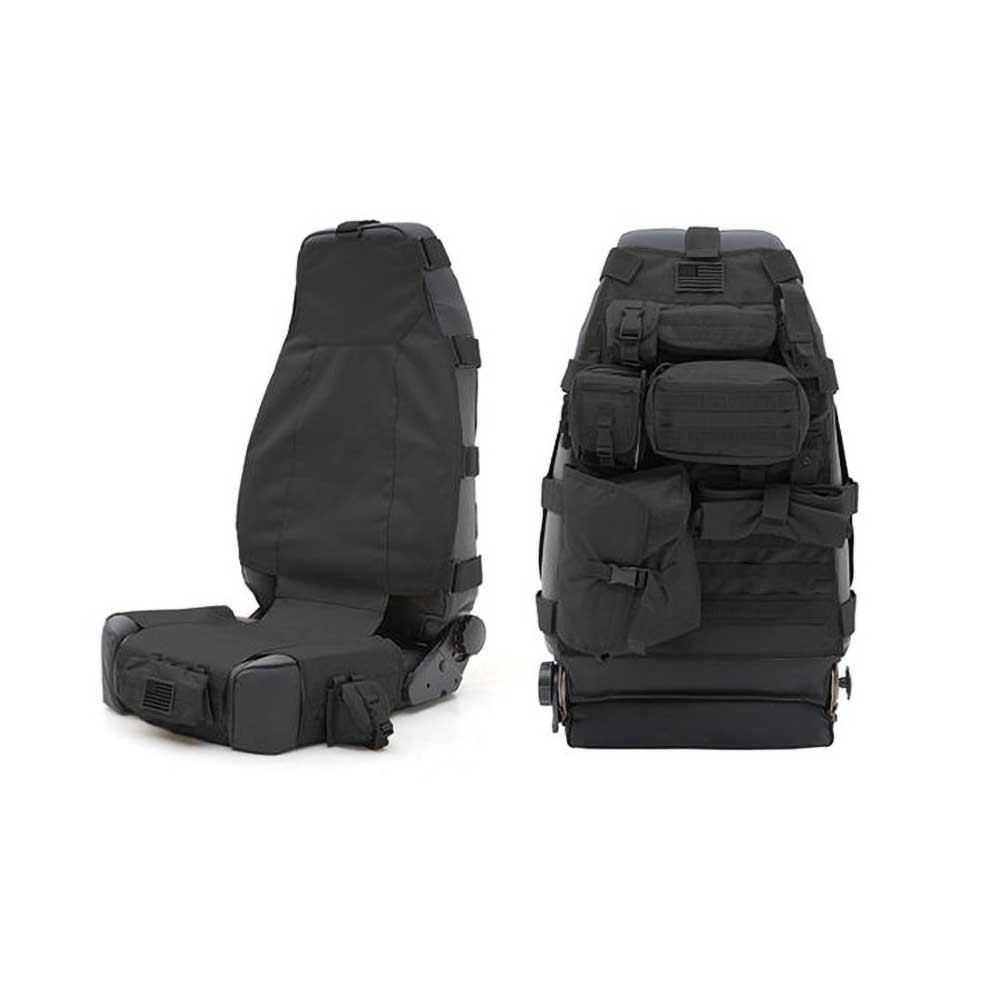 Smittybilt G.E.A.R. Front Seat Cover Black - Jeep JK & JKU