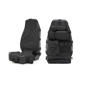 Smittybilt G.E.A.R. Front Seat Cover Black - Jeep JK & JKU