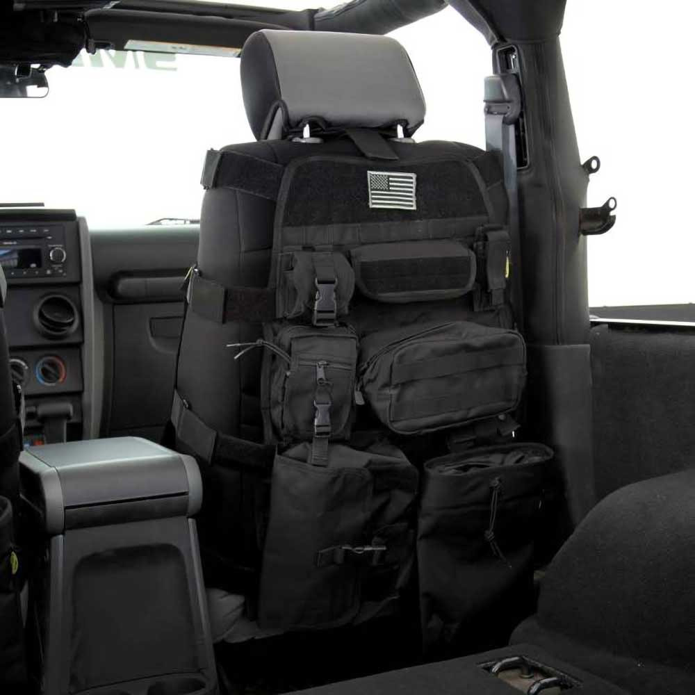 Smittybilt G.E.A.R. Front Seat Cover Black - Jeep JK & JKU - 6
