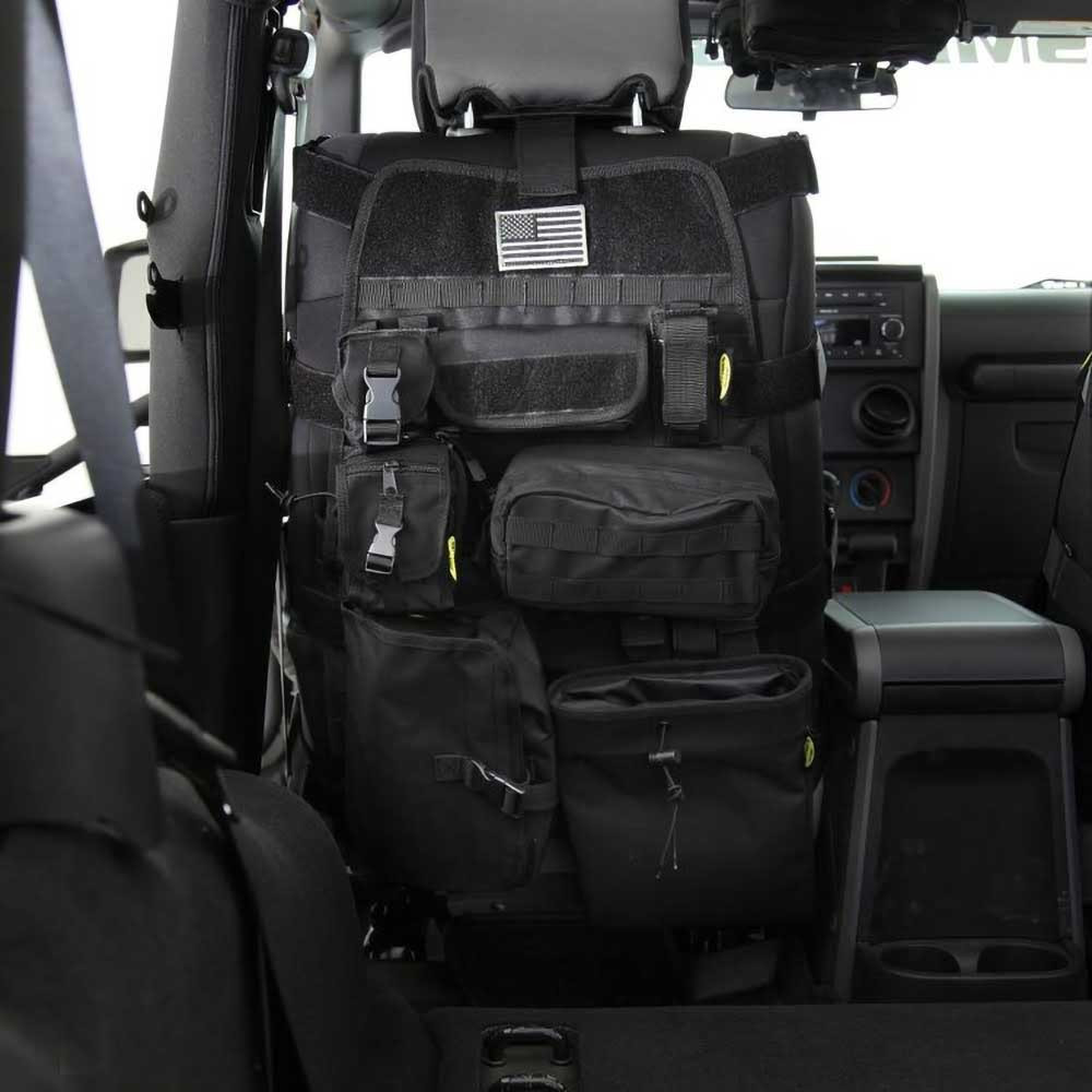 Smittybilt G.E.A.R. Front Seat Cover Black - Jeep JK & JKU - 7