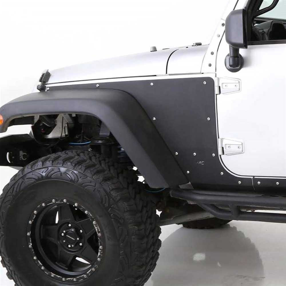 Smittybilt XRC Front Body Armor Fender Skins - Jeep JK & JKU - 7