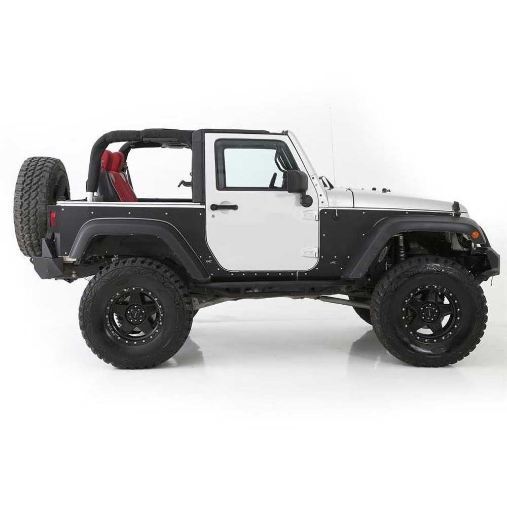 Smittybilt XRC Front Body Armor Fender Skins - Jeep JK & JKU - 6