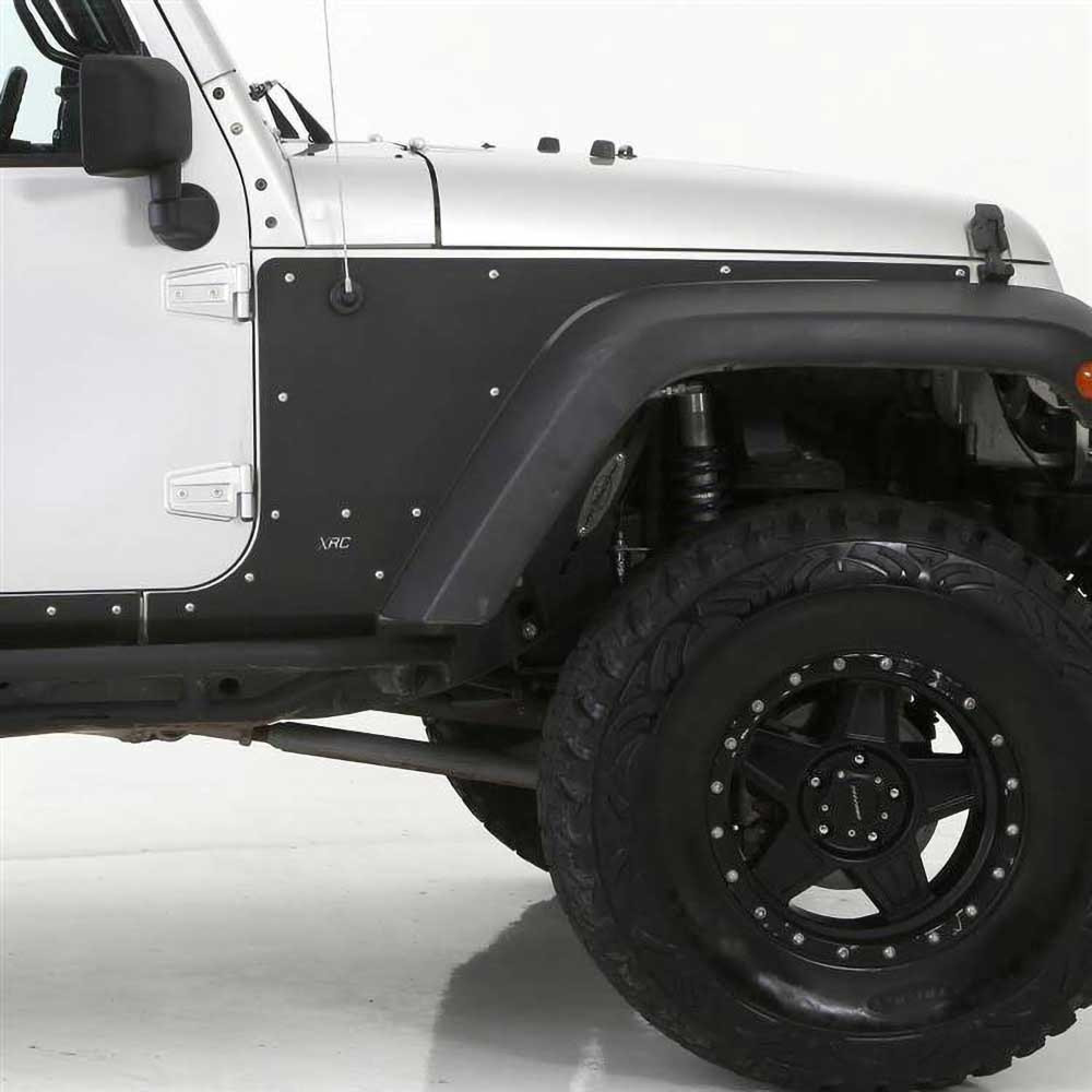 Smittybilt XRC Front Body Armor Fender Skins - Jeep JK & JKU - 4