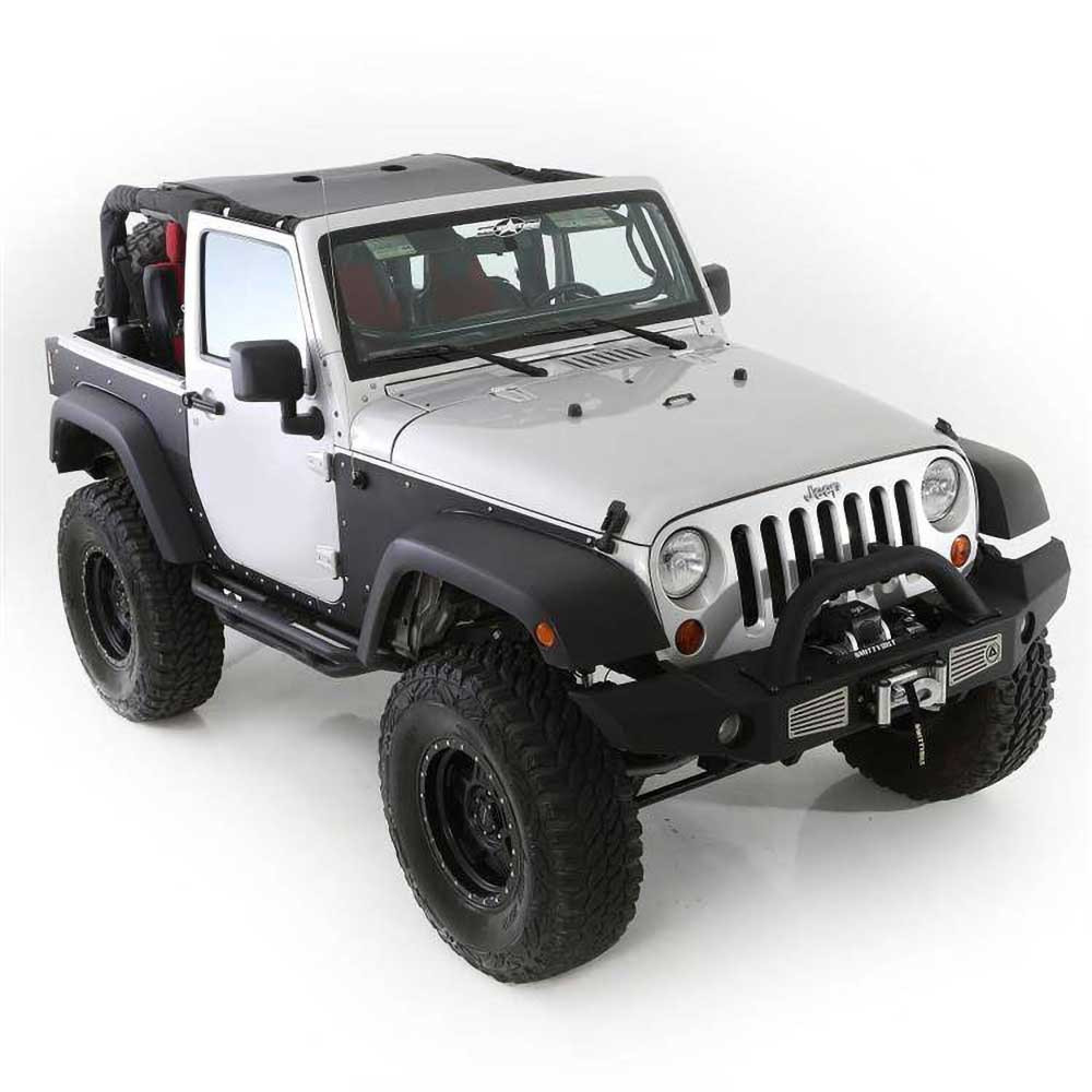 Smittybilt XRC Front Body Armor Fender Skins - Jeep JK & JKU - 5