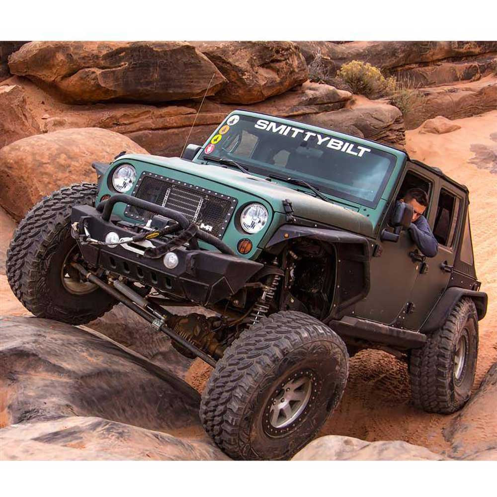 Smittybilt XRC Flux Front Tube Fender Flares - Jeep JK & JKU - 8