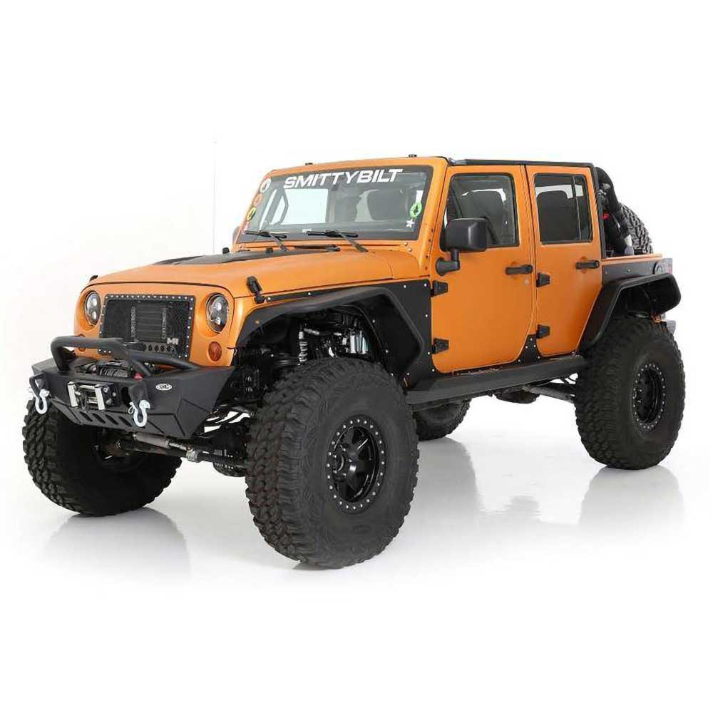 Smittybilt XRC Flux Front Tube Fender Flares - Jeep JK & JKU - 3