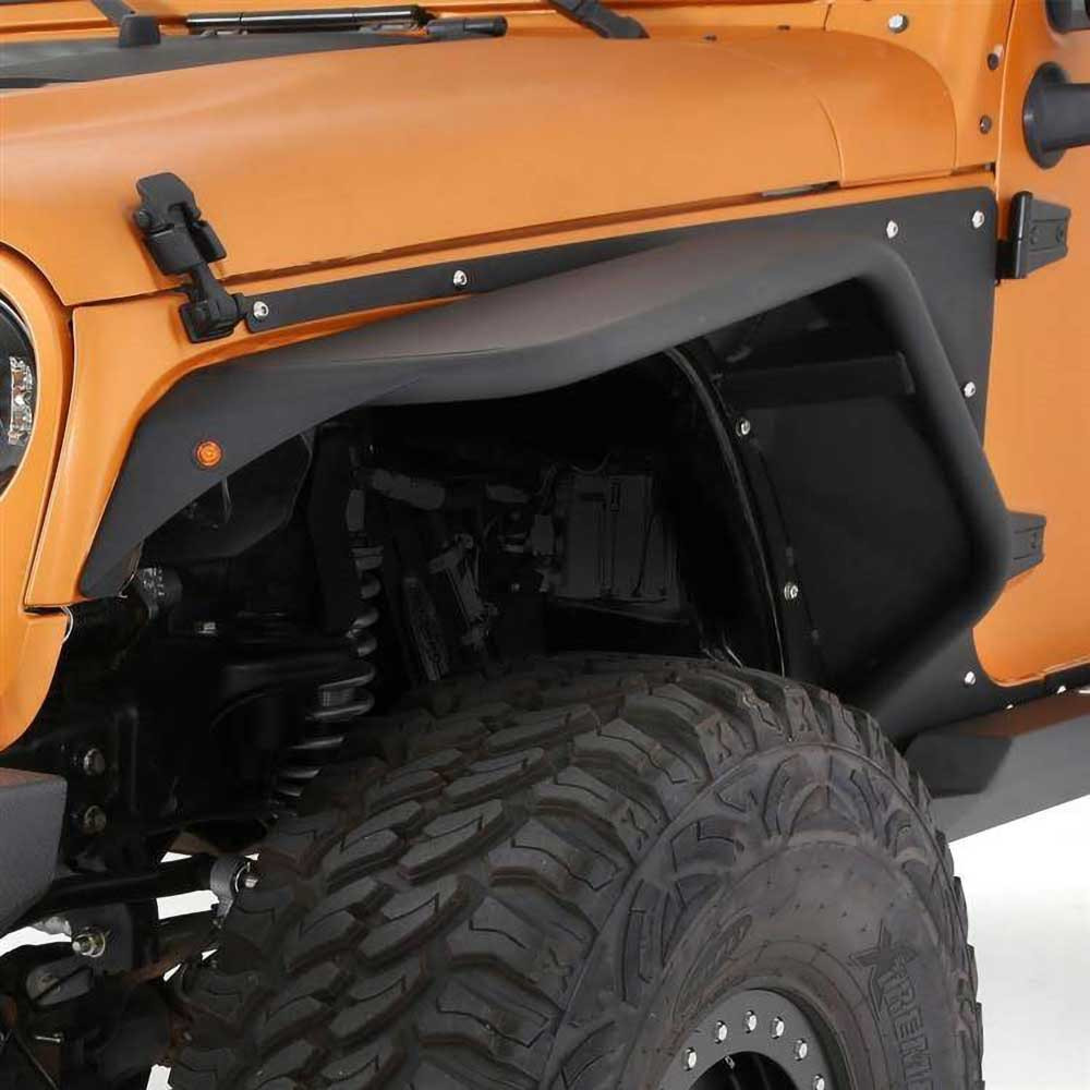 Smittybilt XRC Flux Front Tube Fender Flares - Jeep JK & JKU - 5