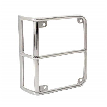 Smittybilt Tail Light Guards Polished - Jeep JK & JKU