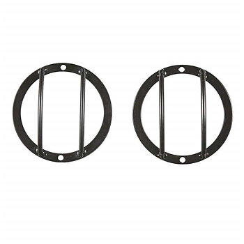 Smittybilt Side Euro Turn Signal Guards Black - Jeep JK & JKU