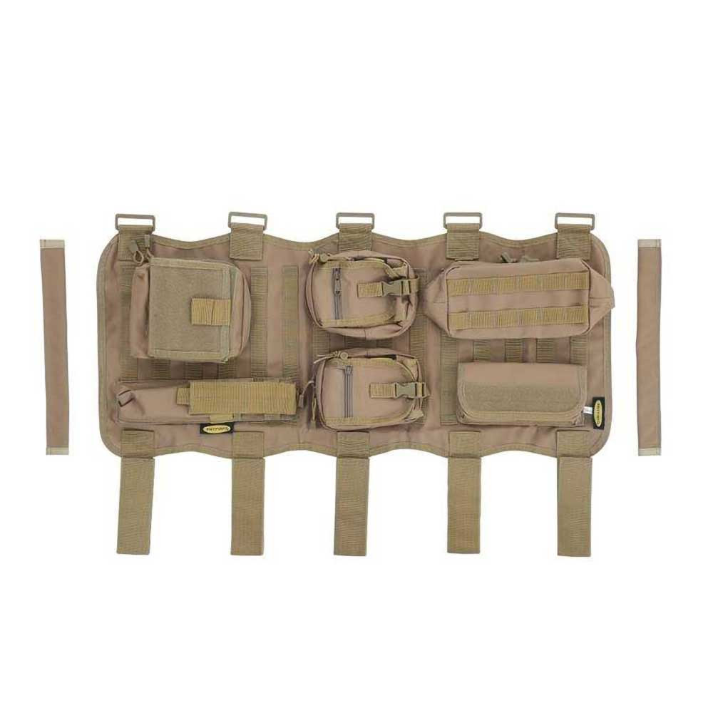 Smittybilt G.E.A.R. Overhead Console Coyote Tan - Jeep JK & JKU Soft Top