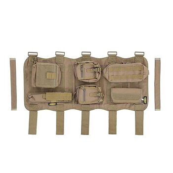 Smittybilt G.E.A.R. Overhead Console Coyote Tan - Jeep JK & JKU Soft Top