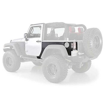 Smittybilt XRC Rear Body Armor Fender Skins - Jeep JK 2 Doors