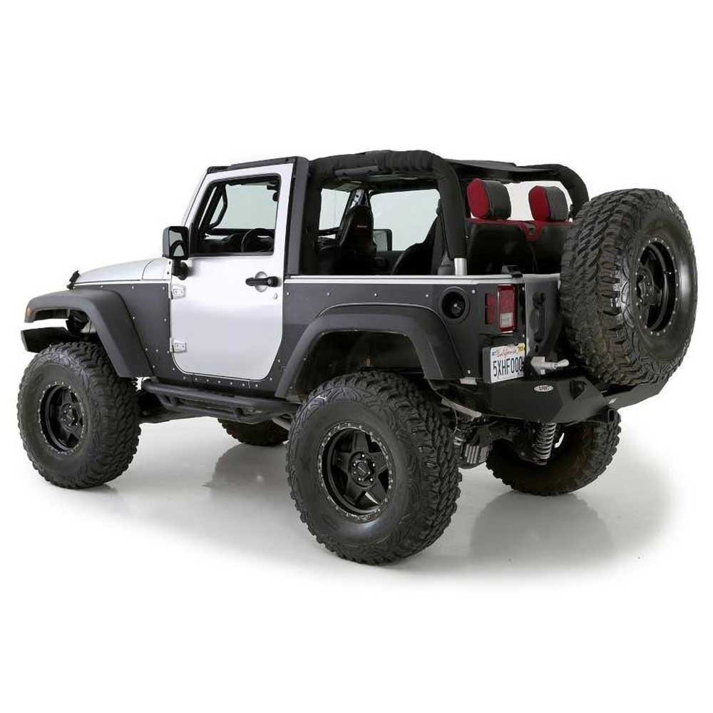 Smittybilt XRC Rear Body Armor Fender Skins - Jeep JK 2 Doors - 5