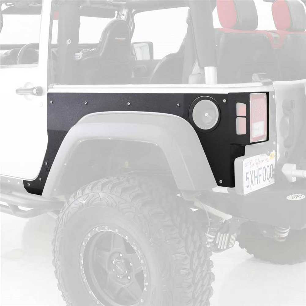 Smittybilt XRC Rear Body Armor Fender Skins - Jeep JK 2 Doors - 2